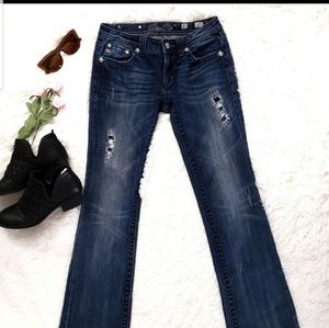 ❤Miss me bootcut underlace jeans❤